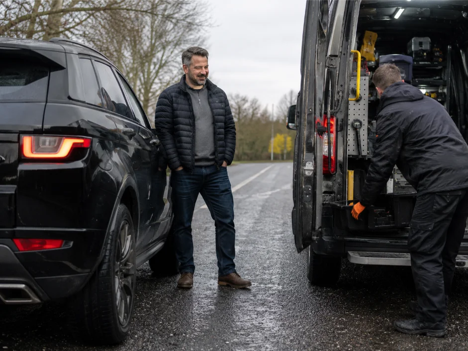 Satisfied Customer Roadside Tyre Service